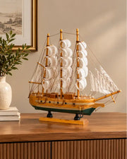 Classic Maritime Decorative Ship Model - 33 CM