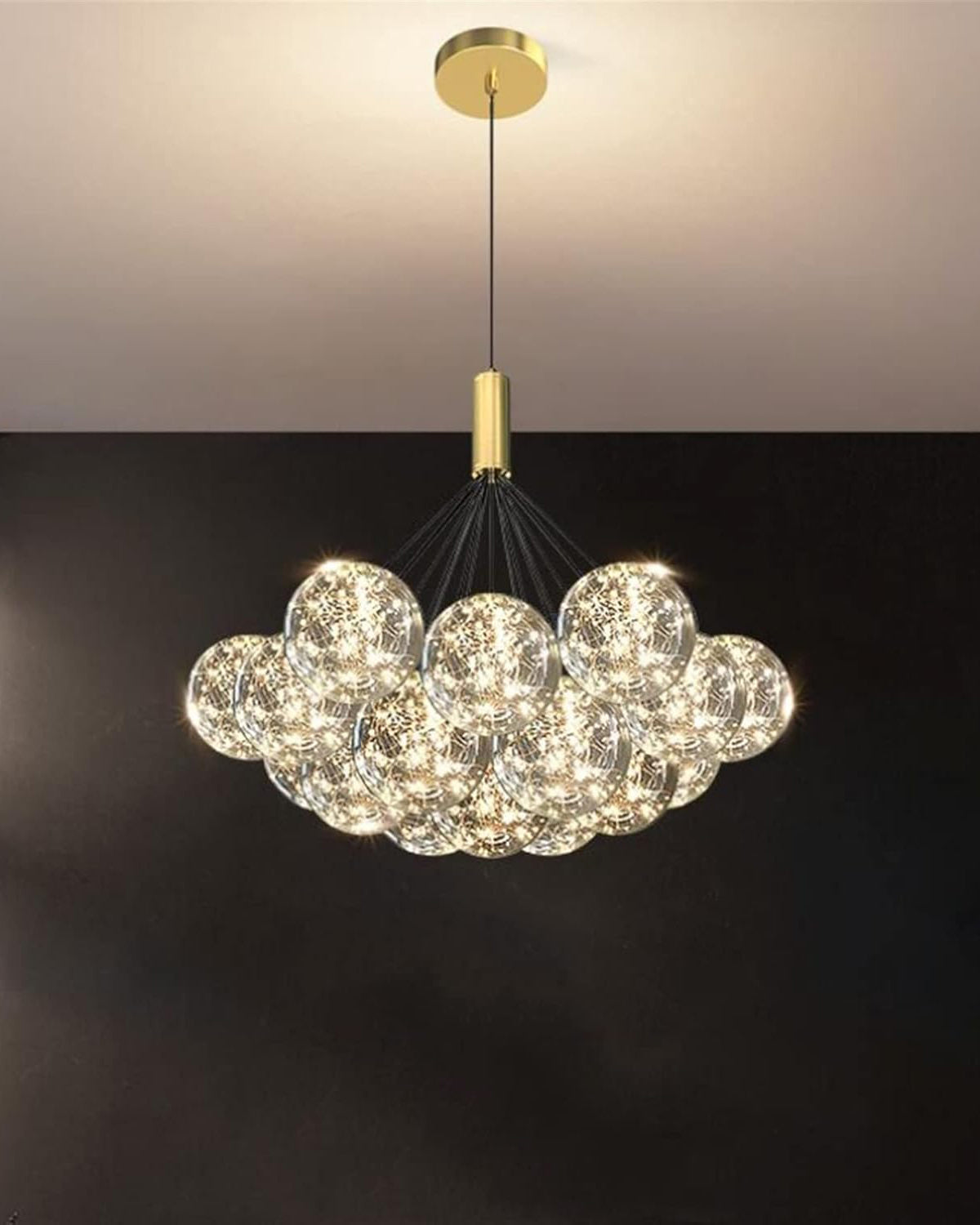Luminous Cluster Bubble Chandelier 
