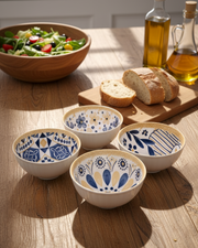Indigo Artisan Katori - Set Of 4