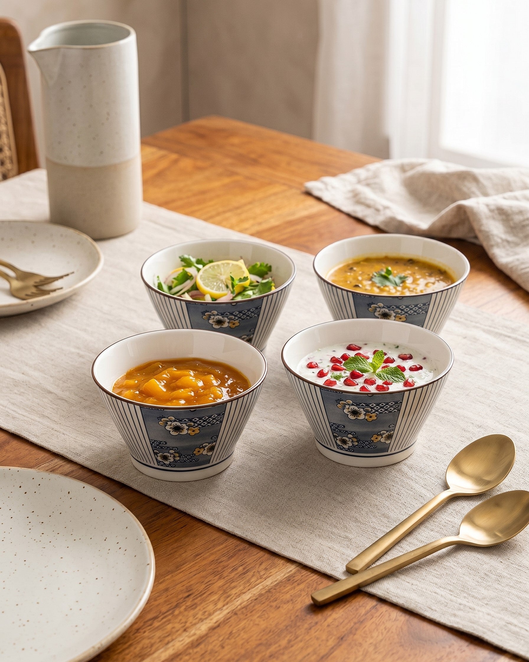 Structured Bloom Bowl - Set Of 4 Style - 3