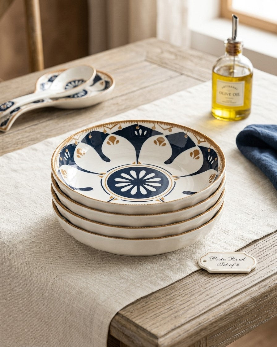 Blossom Charm Pasta Bowl - Set Of 4 Style - 2