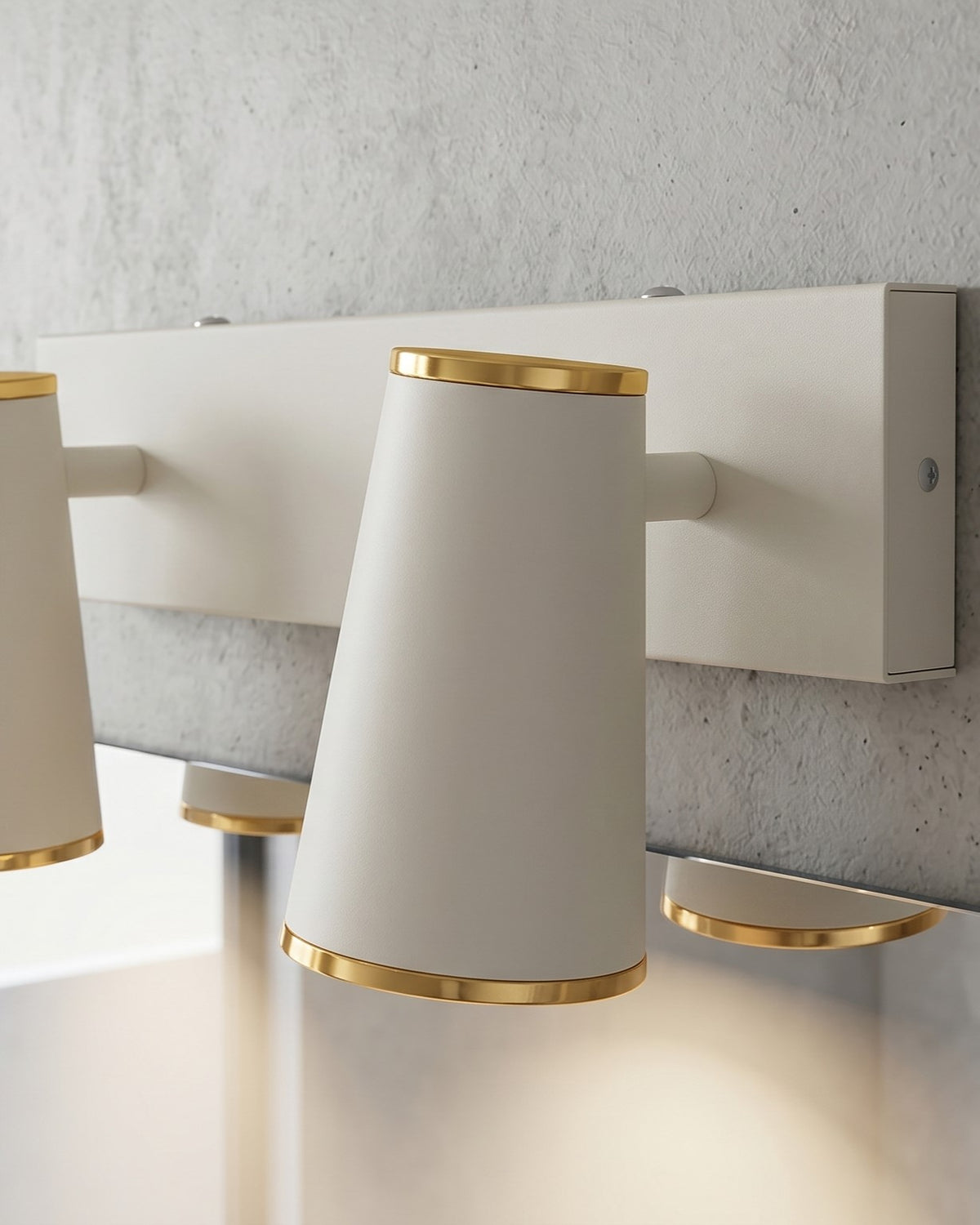 Ivory Glow Mirror Light - 2 Lights