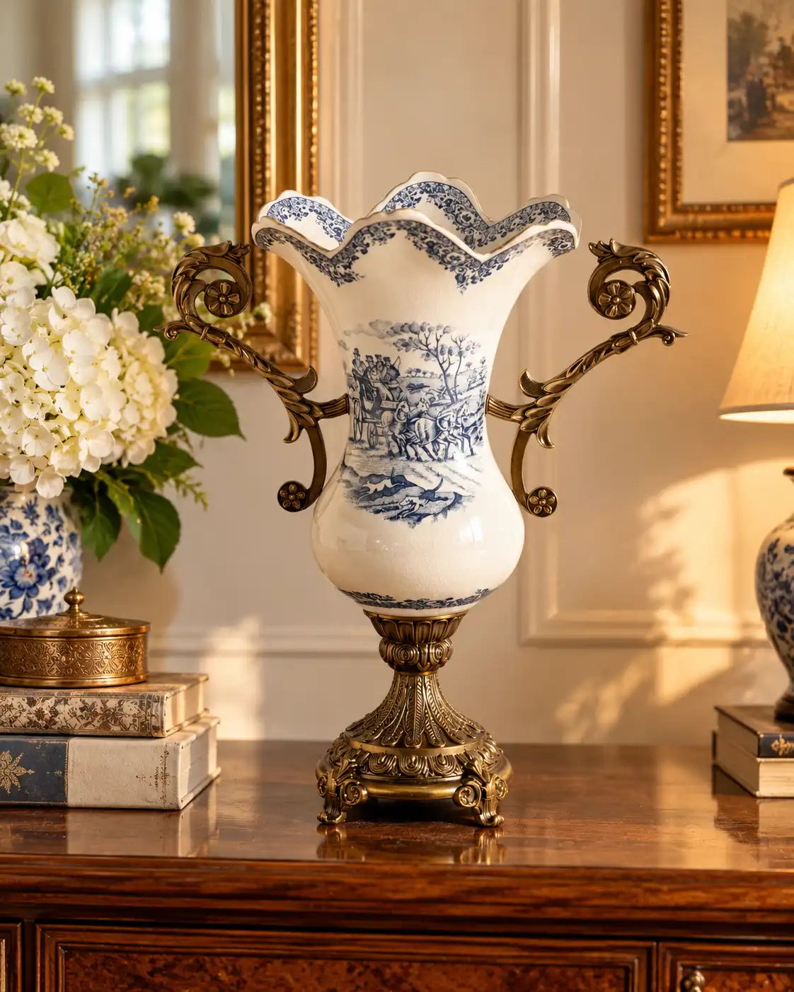 Yorkshire Victorian Ornamental Vase