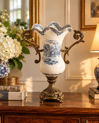 Yorkshire Victorian Ornamental Vase