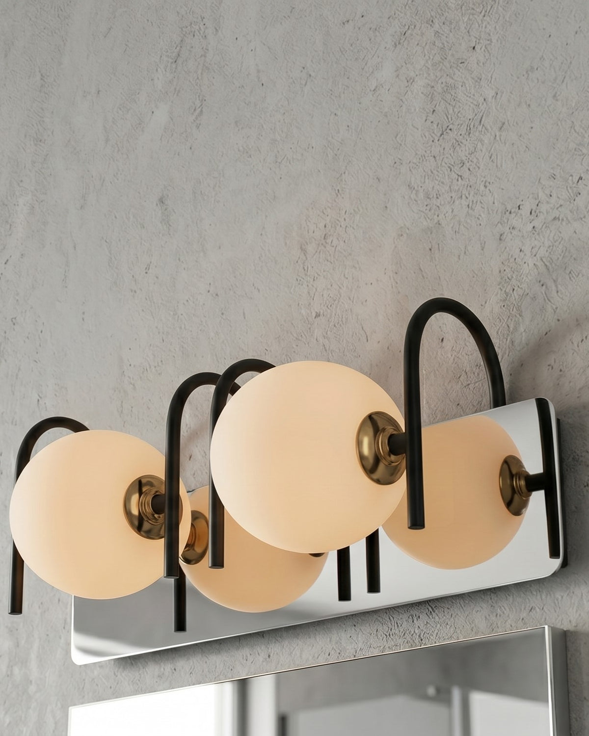 Orb Glow Mirror Vanity Light- 2 Lights