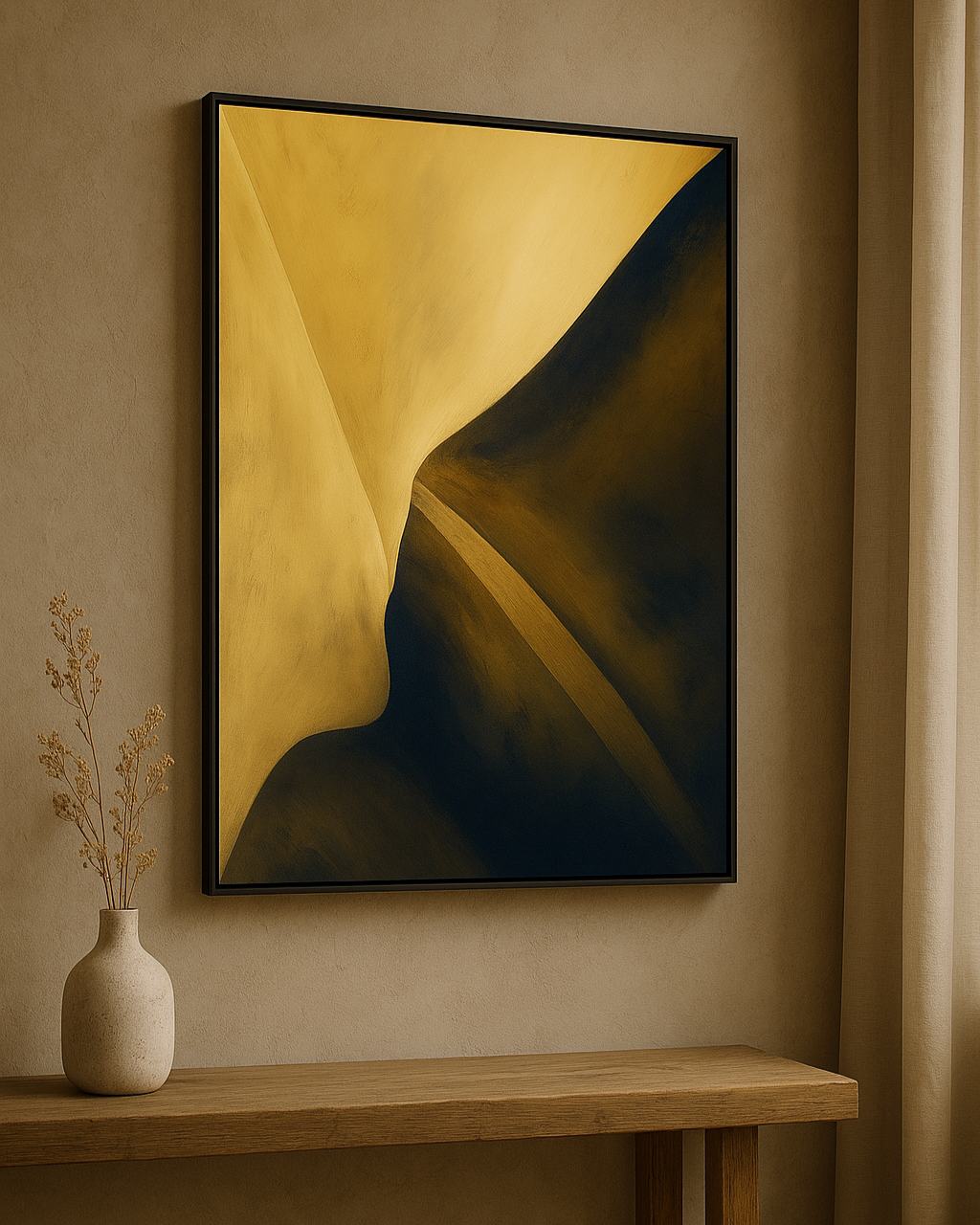 Desert Veil 3D Abstract Oil Painting 