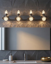 Midnight Crystal Vanity Wall Light - 4 Lights