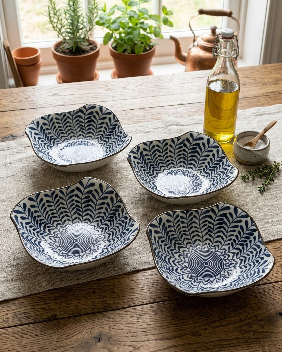 Organic Wave Bowl - Set Of 4 Style - 4