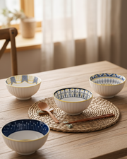 Classic Mandala Art Bowl - Set Of 4