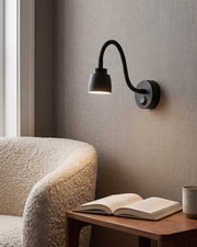 Orion Adjustable Reading Wall Light - Black