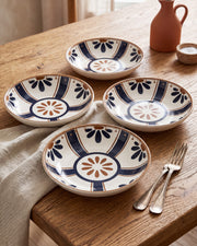 Rustic Bloom Pasta Bowl - Set Of 4 Style - 3