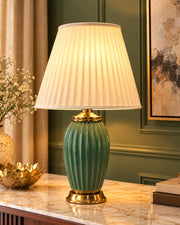Celeste Fluted Ceramic Table Lamp