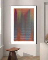Chromatic Echoes 3D Abstract Oil Painting 