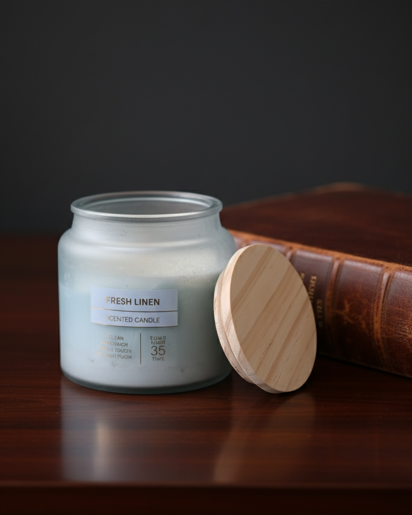Fresh Linen Aroma Candle 