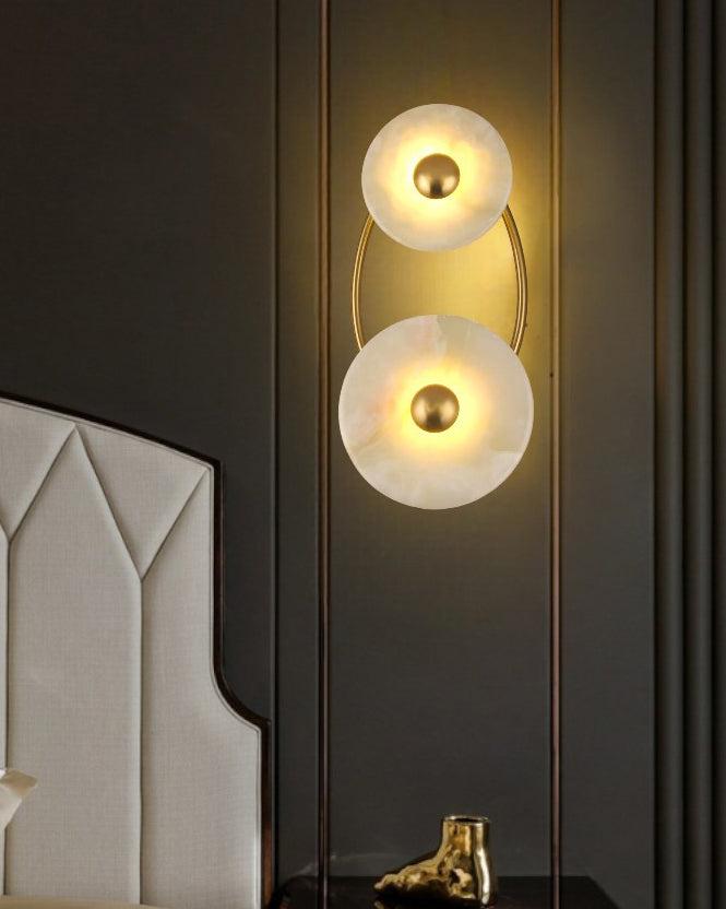 Double Head Marble Wall light 