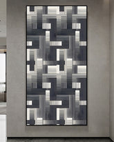 Quantum Blocks 3D Abstract Oil Painting 