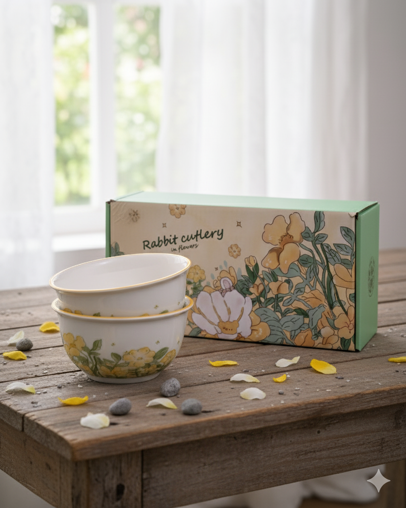 Spring Meadow Katori - Set Of 2 