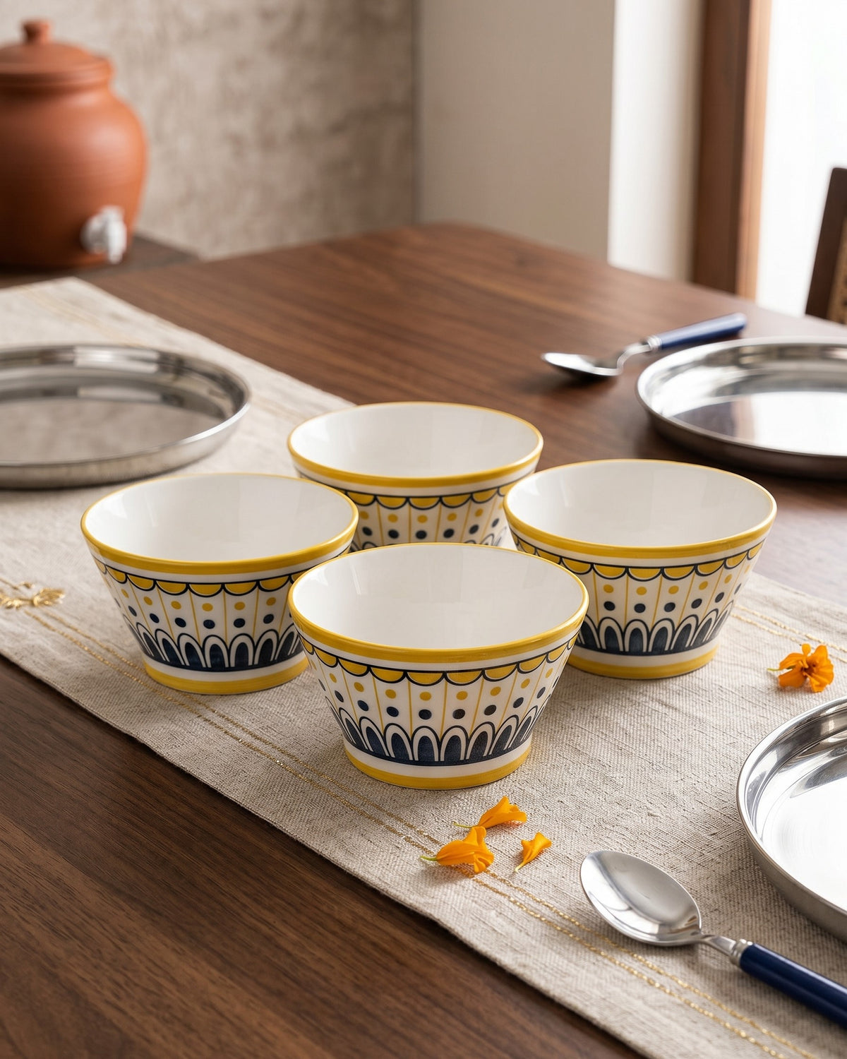 Suncrest Serve Bowls - Set Of 4 Style - 2