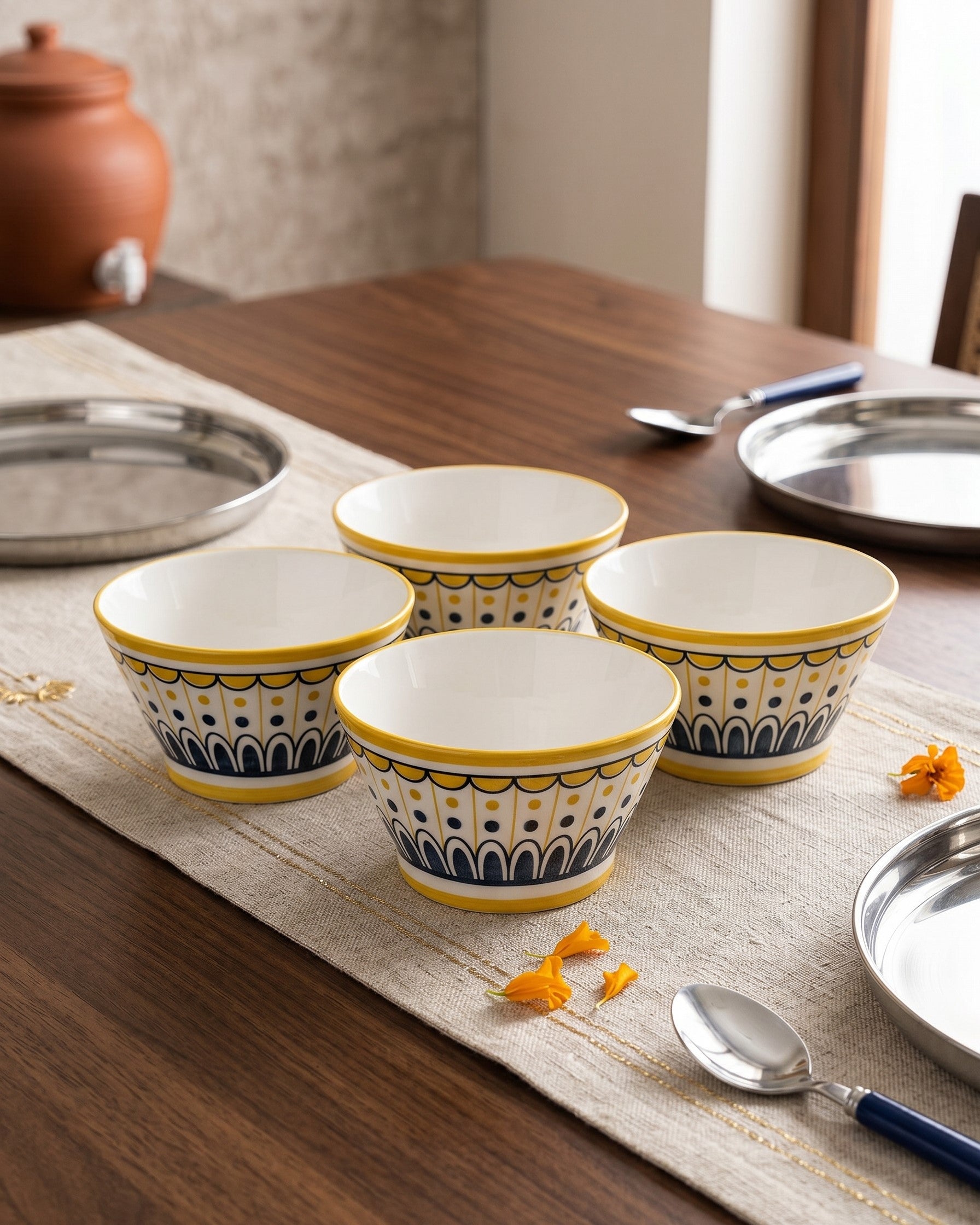 Suncrest Serve Bowls - Set Of 4 Style - 2 