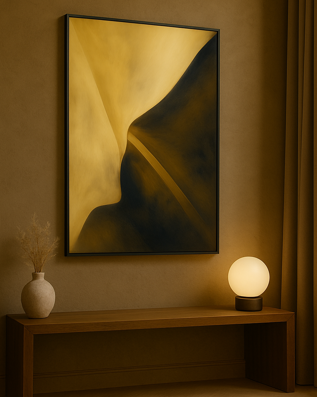 Desert Veil 3D Abstract Oil Painting 