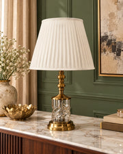Aurelia Fluted Column Table Lamp