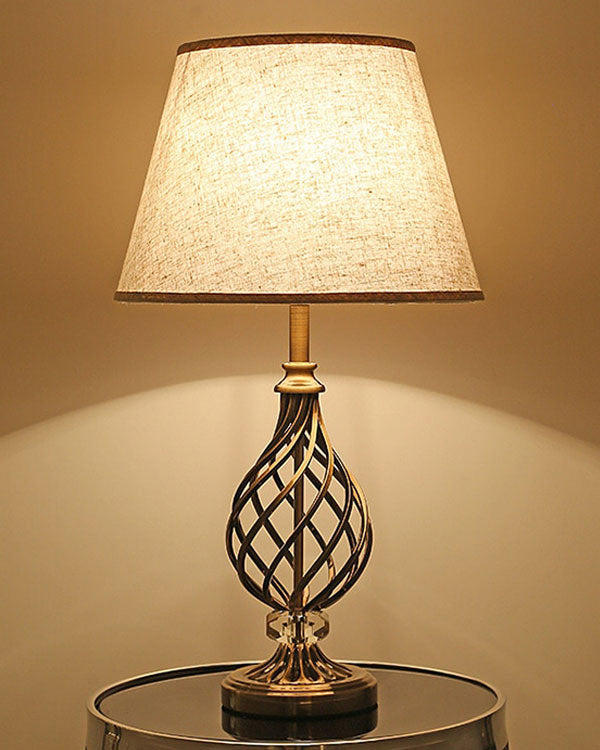 Twist Cage Base Table Lamp - The Decor Kart