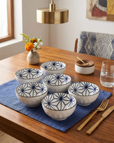 Modern Line Art Katori - Set Of 6 Style - 1 