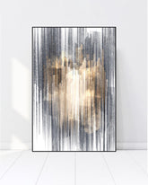 Echoed Lines 3D Abstract Oil Painting 