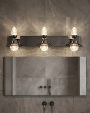 Midnight Crystal Vanity Wall Light - 3 Lights