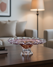 Amethyst Bloom Centerpiece Decorative Bowl