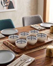 Midnight Blossom Katori - Set Of 6 Style - 3