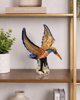 Radiant Plume Bird Decorative Glass Figurine 