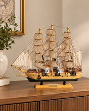 Royal Treasure Galleon Decorative Ship Model - 48 CM