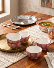 Floral Vine Katori - Set Of 5 Style - 3