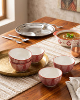Floral Vine Katori - Set Of 5 Style - 3 
