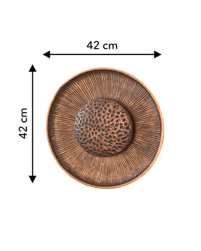 Nickel Copper Wall Light - Medium - The Decor Kart 