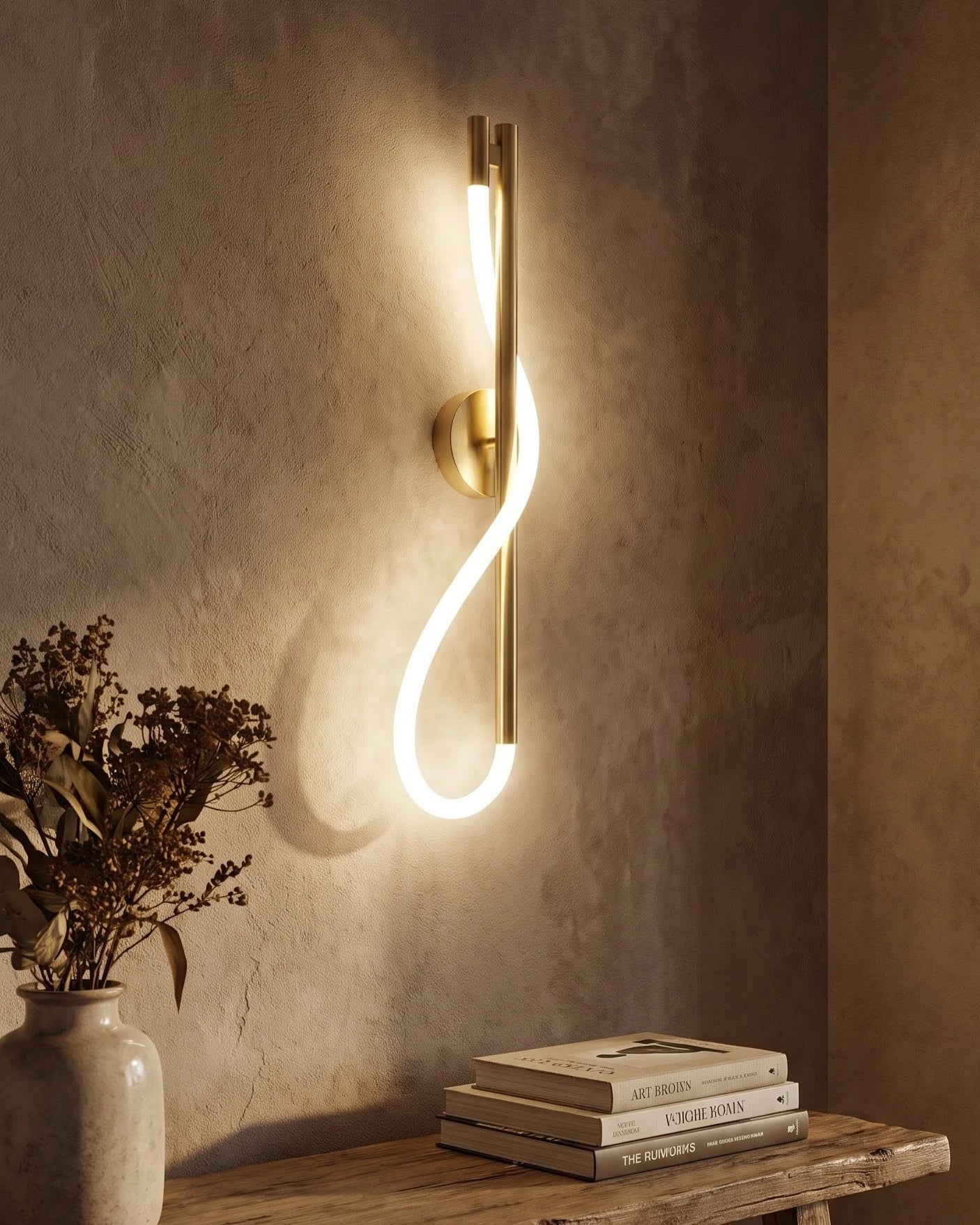 Infinity Curve LED Wall Light 
