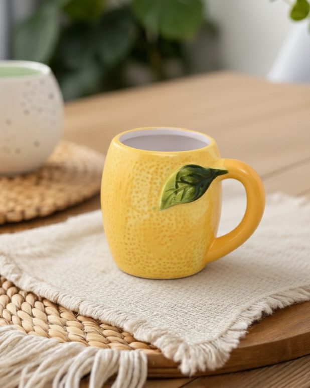 Lemon Citrus Ceramic Mug 