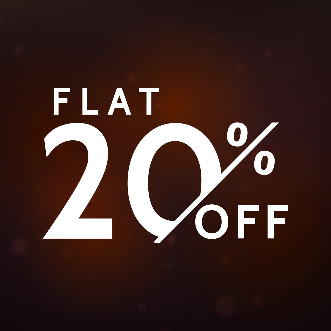 Flat 20% Off