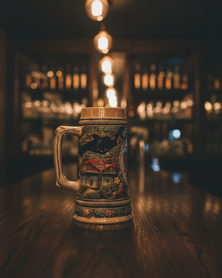 Munich Marienplatz Vintage Stein Beer Mug 