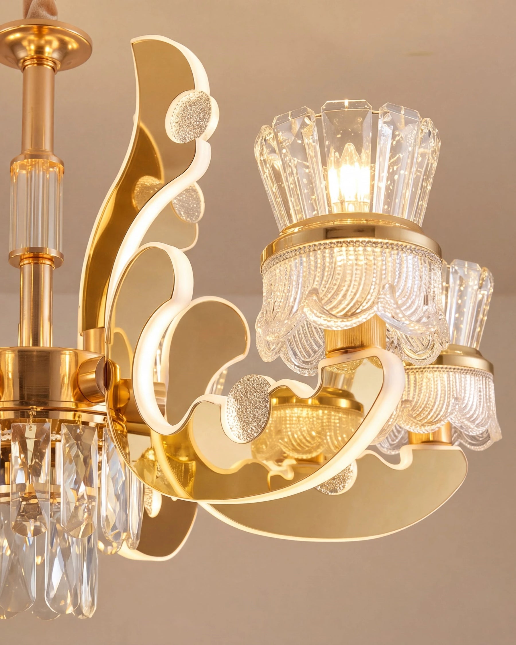Imperial Crystal Cascade Chandelier 