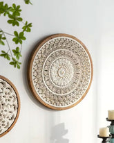 Rustic Carved Wood Wall Art 