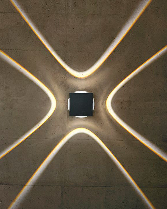 Cross Glow Outdoor Wall Light 