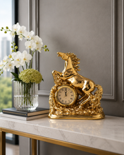 Majestic Stallion Decorative Table Clock