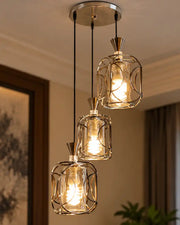 Astra Triple Cage Pendant Light