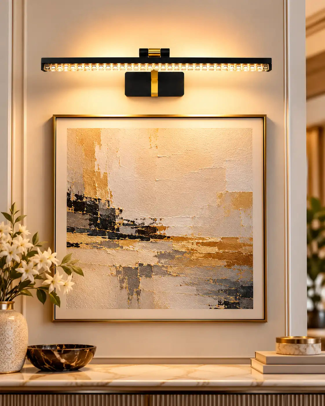 Noir Luxe Picture Display Light - Black