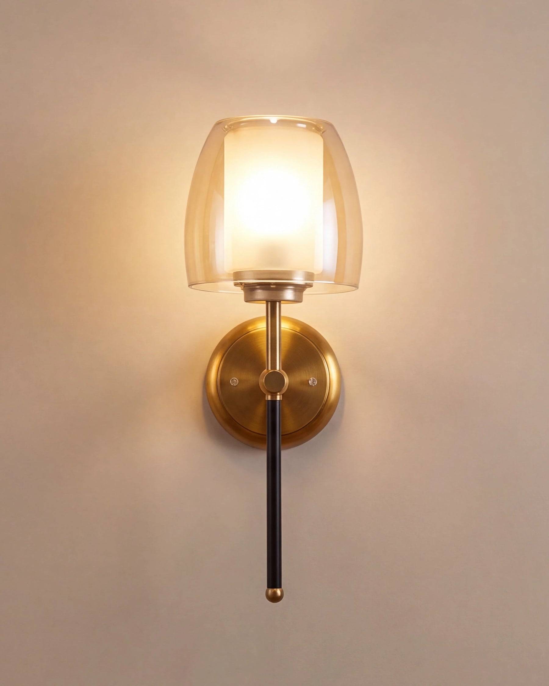 Modern Taper Glass Wall Light 