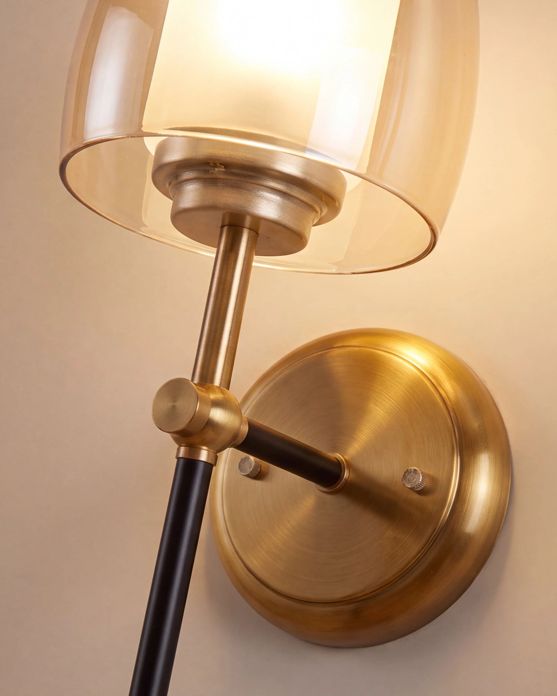 Modern Taper Glass Wall Light 