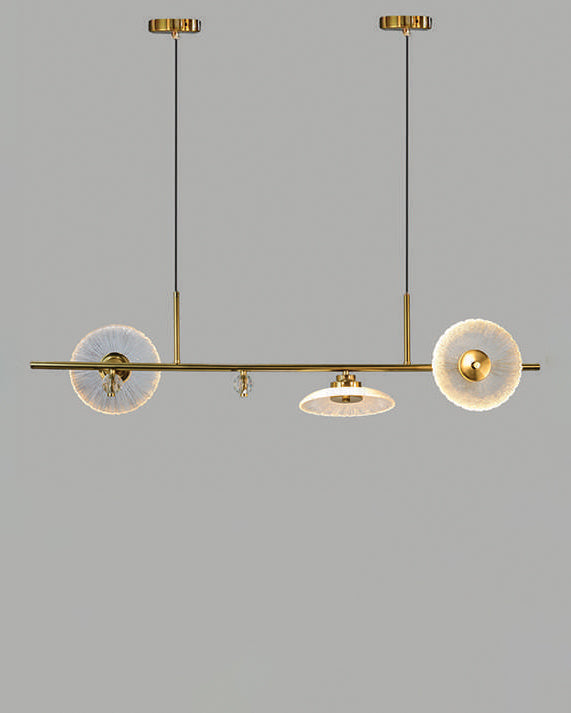 Art Deco Linear LED Pendant Lights 