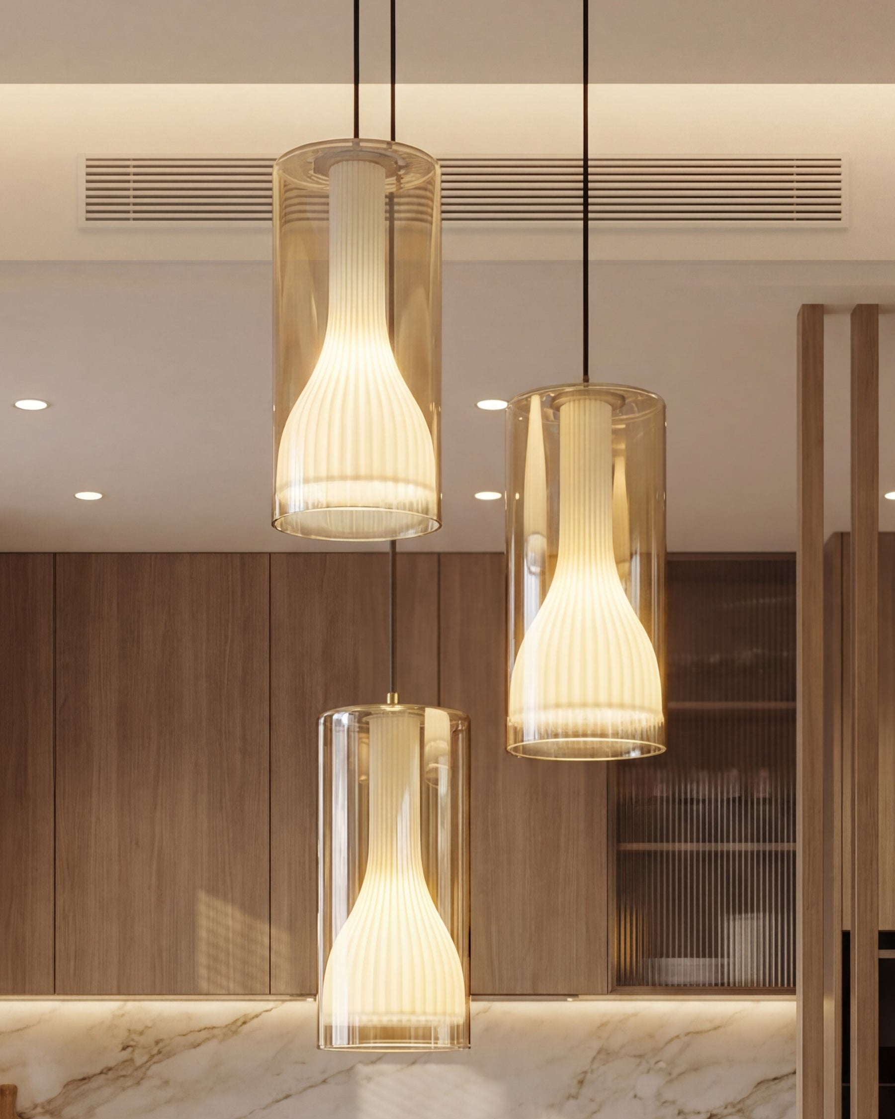 Trilume Drift Pendant Cluster 